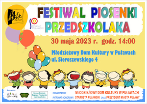 Festiwal Przedszkolaka 2023 MDK-Puławy