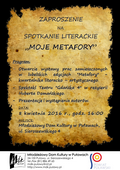 Spotkanie Literackie 'Moje Metafory' MDK-Puawy