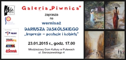 Wystawa malarstwa Dariusza Jasklskiego w MDK-Puawy