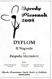 Ogrody Piosenek 2005 - II Nagroda